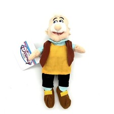 The Disney Store Pinocchio Geppetto 8" Mini Bean Bag Plush Stuffed Toy NWT