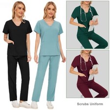 Clinical Uniform Fashion Scrubs Suit Joggers Medical Clothing Doctor Nursing Set