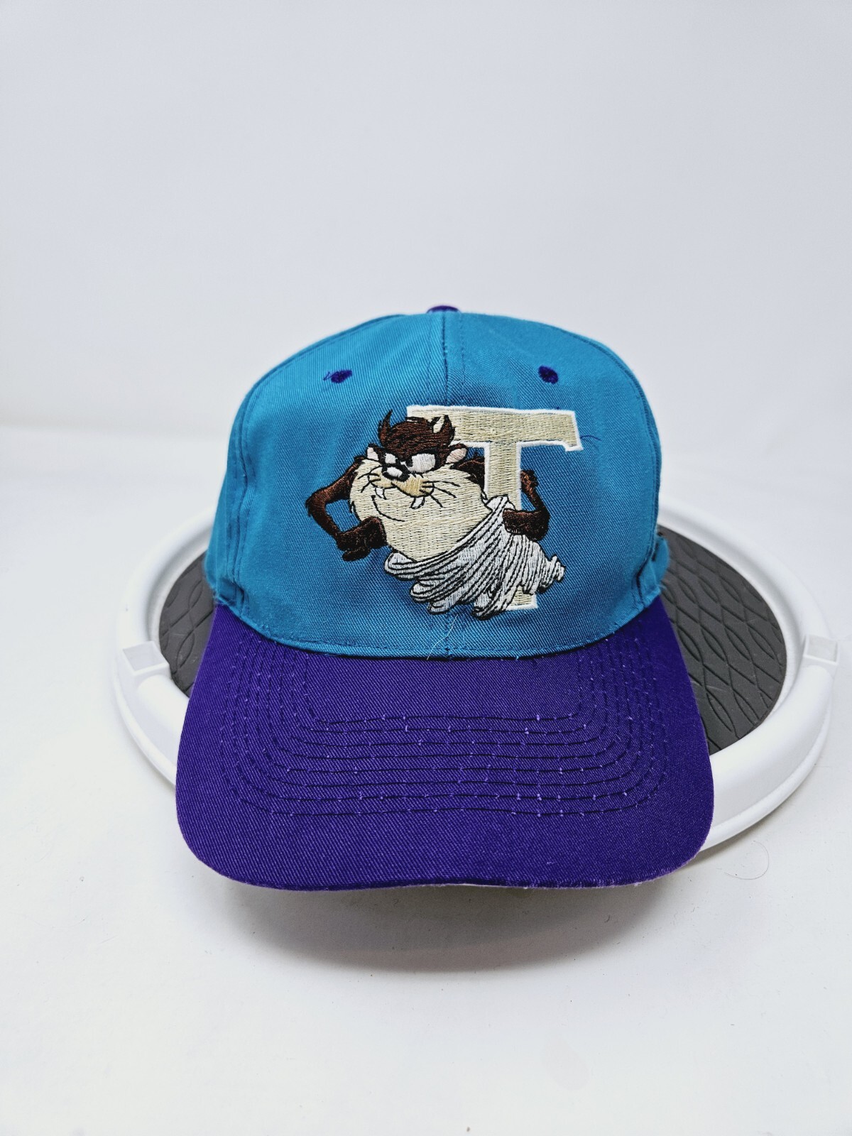 VTG 90s Looney Tunes Taz Snapback Hat Vintage 1993 One Size Cap