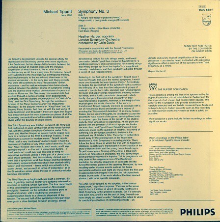 英2CD Sir Michael Tippett, Heather Harper, London Symphony Orchestra, Chicago Symphony Orchestra, Sir Colin Davis, Sir Georg Sir Michael Tippett, Sir Colin Davis, Heather Harper, London