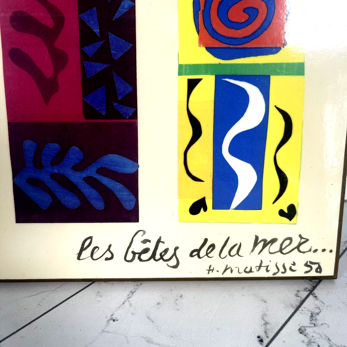 Ron Herman - 【16日ご決済∞bebeさま専用】JACKSON MATISSE 美品vtg Vintage Henri Matisse Beasts Of The Sea 1950 Ailsa Mellon Bruce
