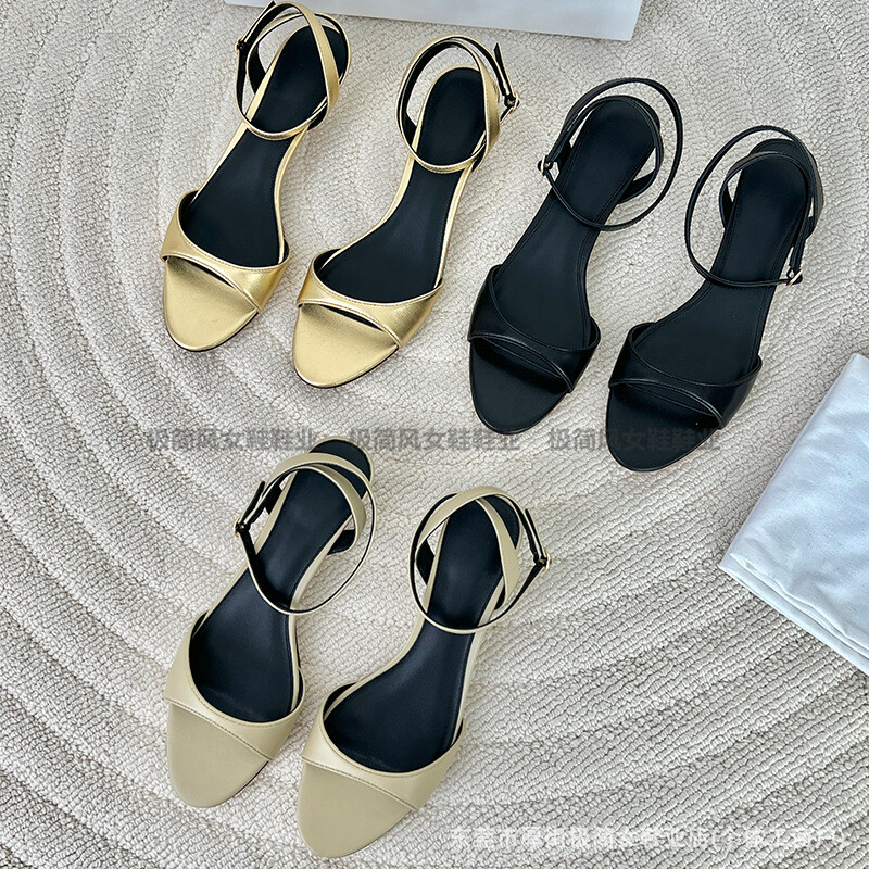 FILA *Sandali donna Row's nuovi estivi tacco alto retrò francese vera pelle gattino