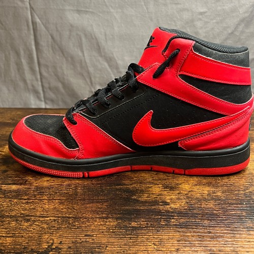Nike Prestige 4 High University Black Red Basketball Size 10 *NO INSOLES* - Picture 7 of 22
