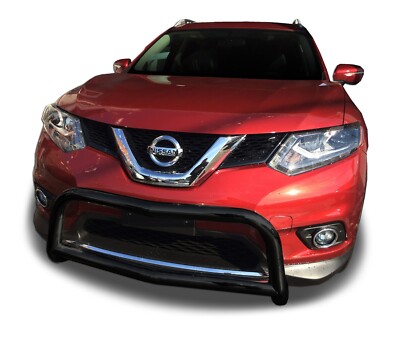 Black Front A-Bar Grille Bull Bumper Guard Protector Fits 2014-2021 Nissan Rogue
