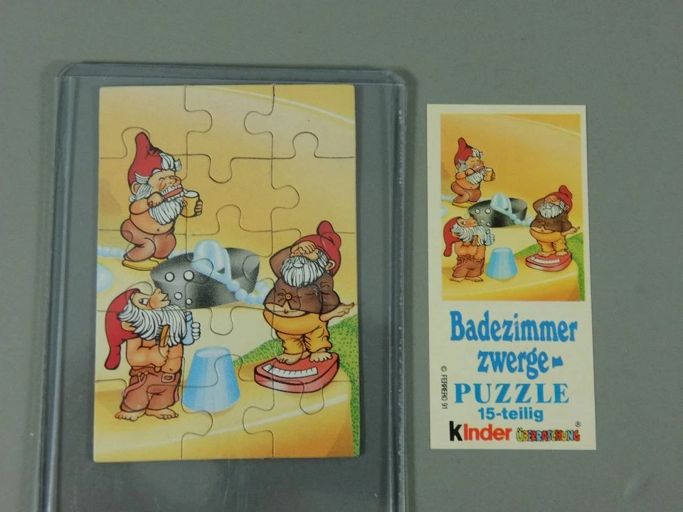 PUZZLE: Badezimmerzwerge u.r. + BPZ - Bild 1 von 1