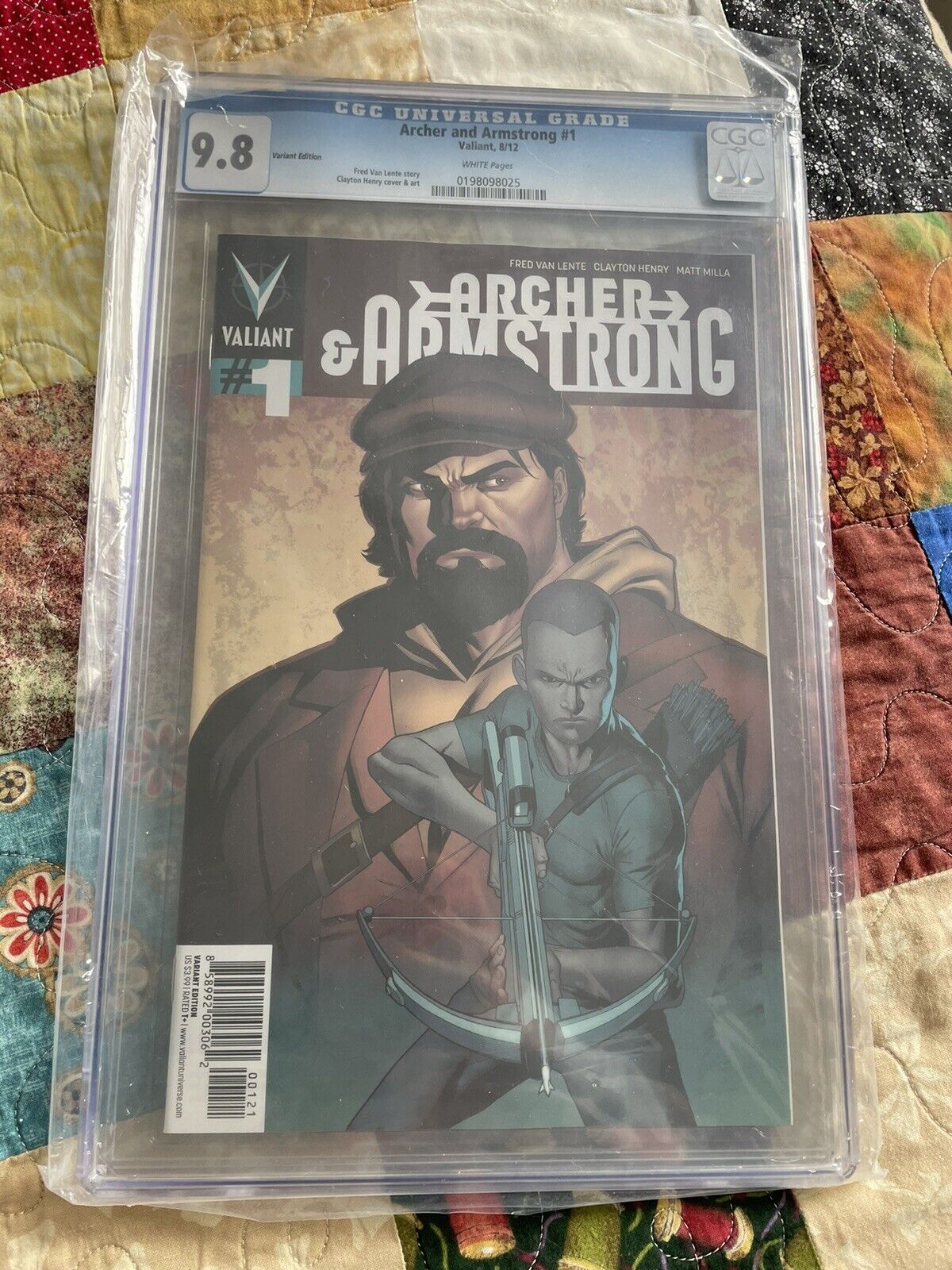 Archer & Armstrong #1 CGC 9.8 Variant Cover Fred Van Lente Clayton Henry 2012