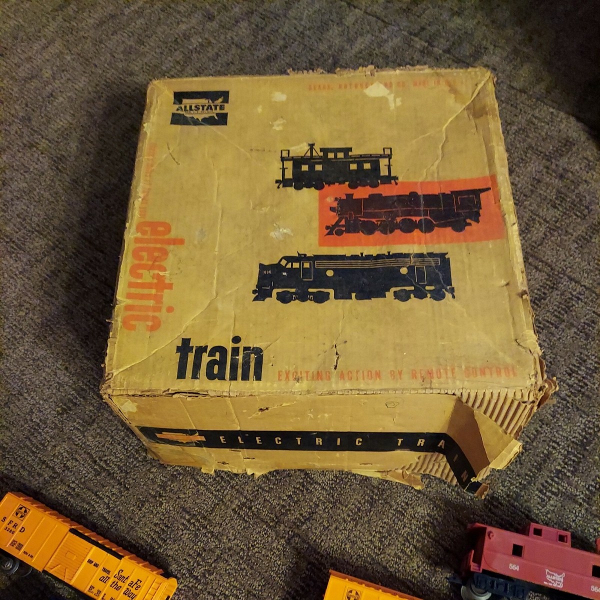 VINTAGE MARX 09629 SEARS ALLSTATE ELECTRIC TRAIN SET O SCALE