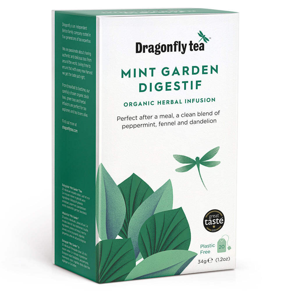 Dragonfly Tea Mint Garden Digestif 20 Bags x 4