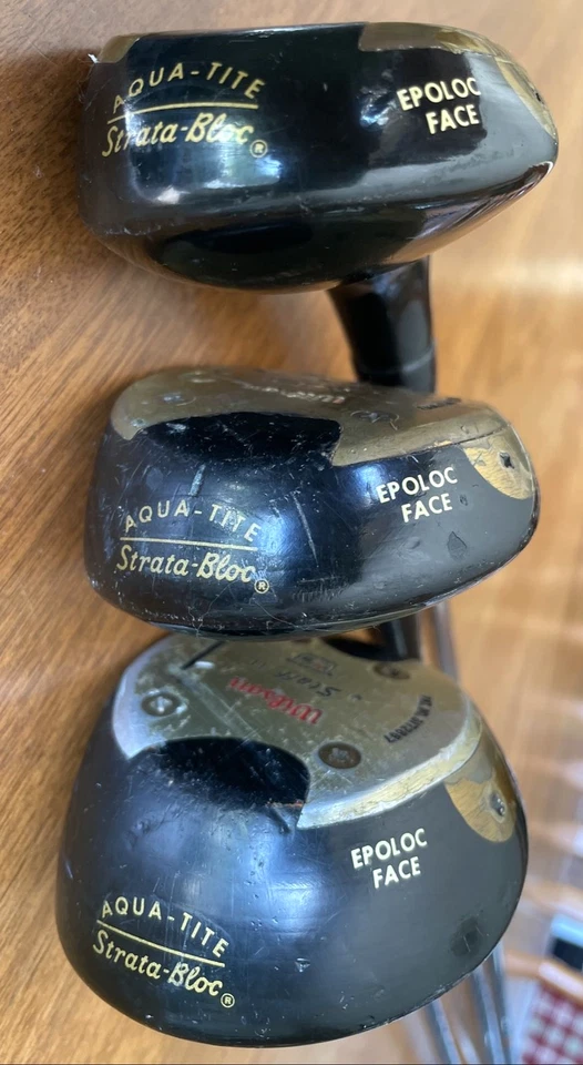 De colección Wilson Staff II 1,3,5 Madera Mano Derecha Aqua-Tite Strata-Bloc Epoloc Cara Foto 3 de 4