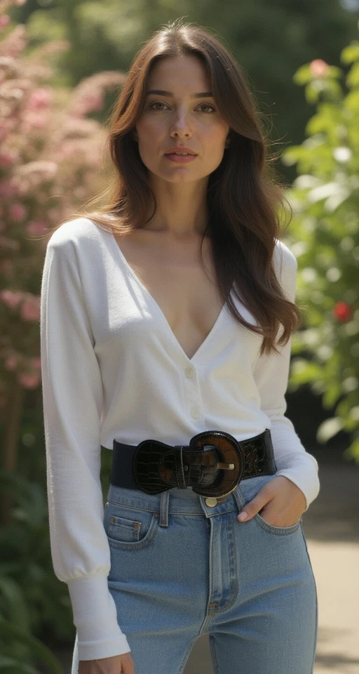 Nuevo Cinturón Mujer Cintura Cadera Elástico Ancho Negro Moda Imitación Cuero Talla Única XS S M Foto 4 de 4