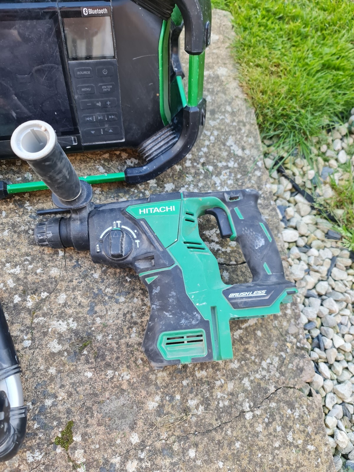 Hitachi Power Tool Bundle Dab Radio Jigsaw Impact Driver Combi Drill