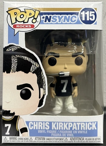 Funko Pop! ROCKS NSYNC CHRIS KIRKPATRICK #115 Vinyl Figure NEW W/Pop Protector