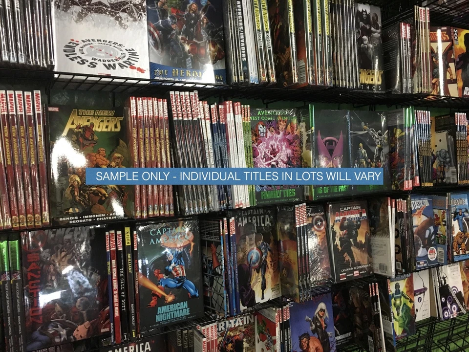 Graphic Novel Quadrinhos Pacote de Presente Bolsa 5 TPBs/HCs Sortidos Marvel/DC/Indy - Imagem 4 de 4