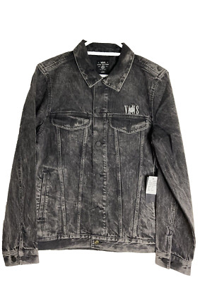 Vans X Kyle Walker Collab Men's Unlined Black Denim Jacket Size L