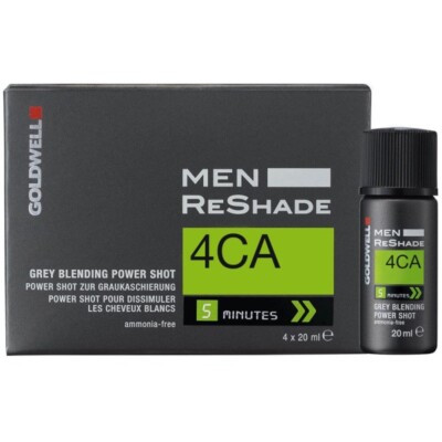 Goldwell Men Reshade 4CA 4 x Shots 20 ml - mittel-aschbraun (42,75 /100ml)