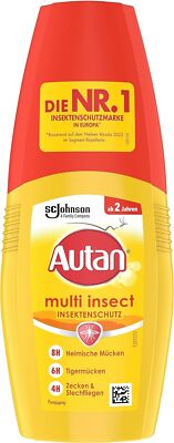 Autan Multi Insect Pumpspray Multi-Insektenschutz Mücken Zecken 100 ml TOP