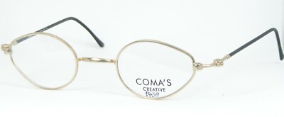 COMA'S CREATIVE 2003 01 GOLD /BLACK EYEGLASSES GLASSES FRAME 44-24-140mm (NOTES)
