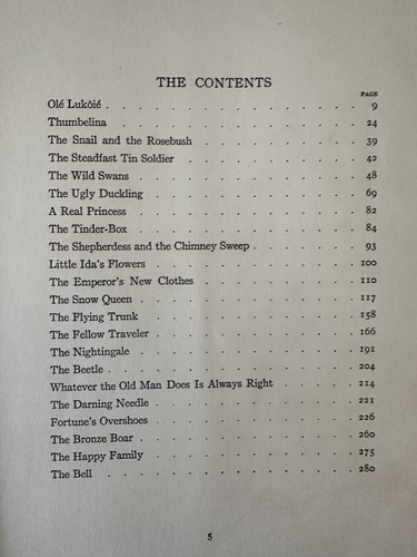 Andersen's Fairy Tales 1932 illustrated Milo Winter Hans HC Windermere vintage - Foto 9 di 24