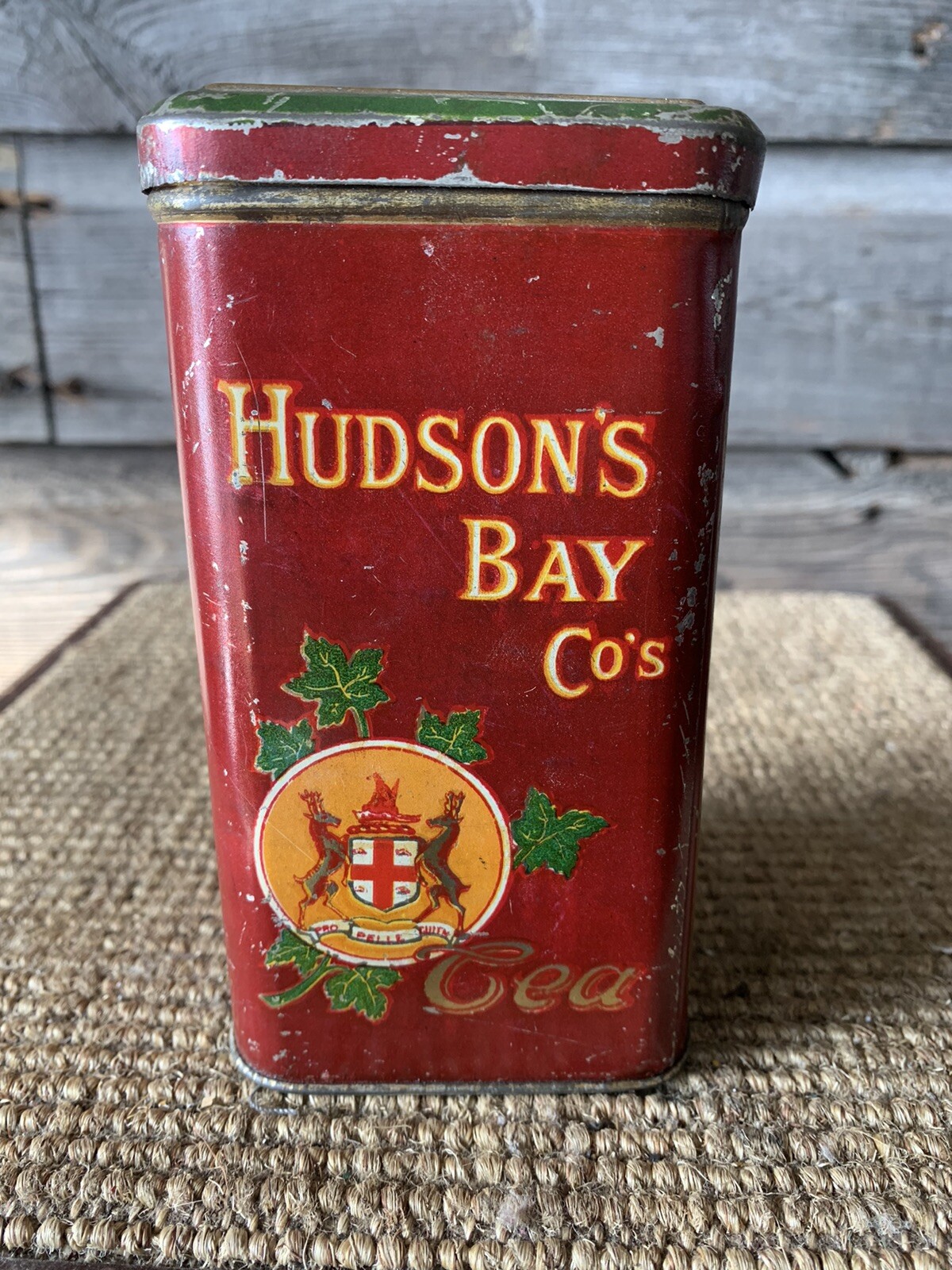 Vintage Hudson Bay Tea Tin eBay