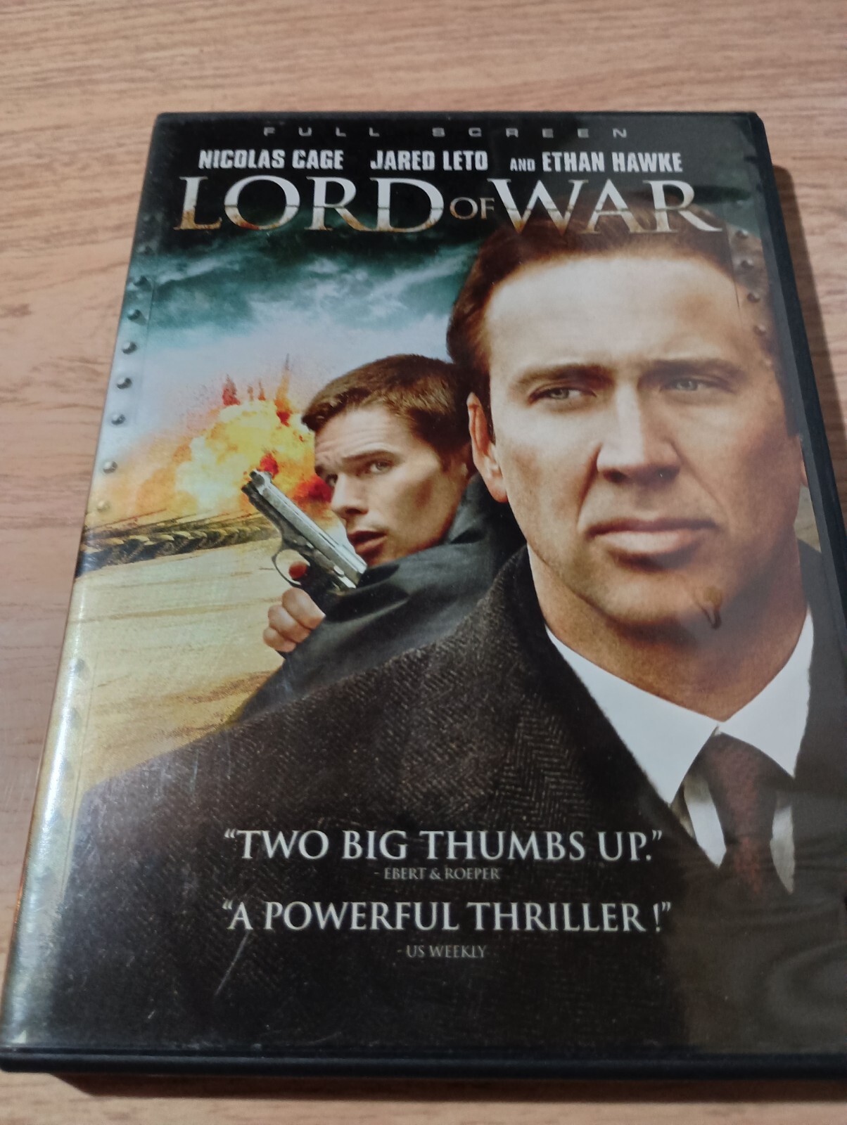 Lord Of War Nicolas Cage Jared Leto Ethan Hawk Full Screen DVD