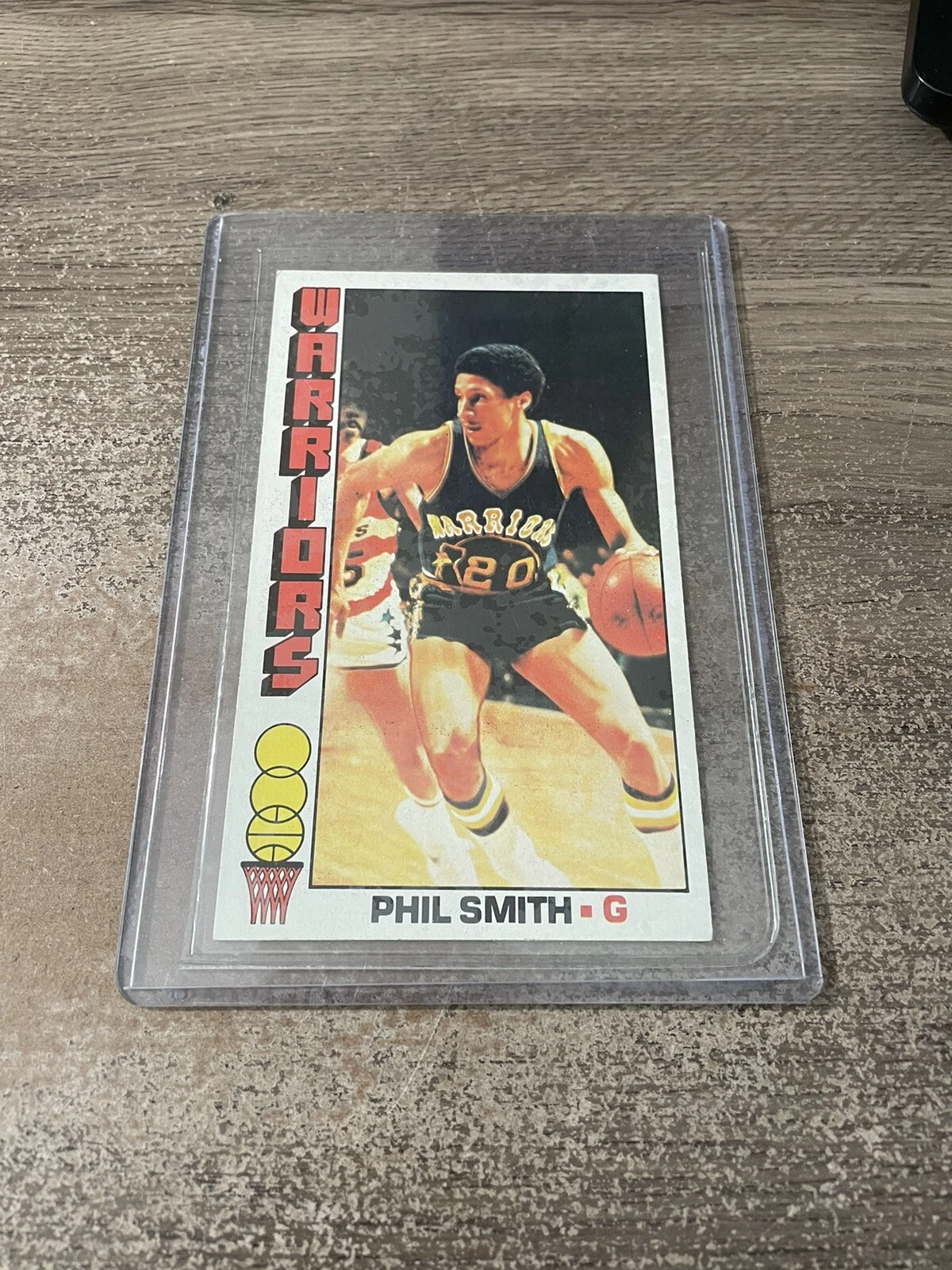 1976-77 Topps  San Francisco Warriors Basketball Card #89 Phil Smith - EX