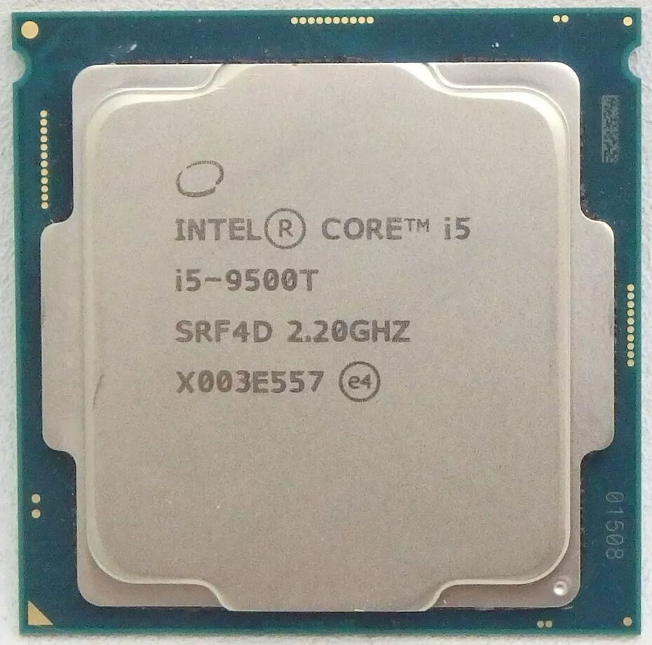 CPU Core i5-9500T Intel Core i5-9500T 2.2 - 3.7 GHz 6 Core 9th Gen. Coffee