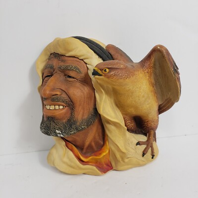 VINTAGE 1961 BOSSONS ENGLAND CHALKWARE HEAD DESERT HAWKS