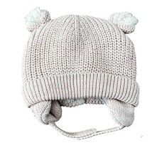 Baby GAP Sherpa Lined Beanie, Pink, Size Newborn