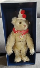 Vtg Steiff 0170/32 Teddy Clown 1926 Stuffed Mohair Bear 1986 West Germany HTF