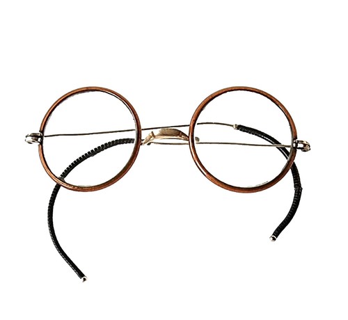 VINTAGE! 1950s Shuron FREEWAY Eyeglass Frames BLACK BRIAR Horn