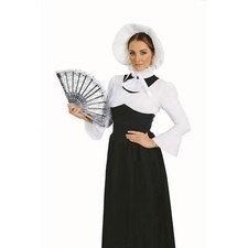Damenkostüm Gothic Lolita Kleid Gr. 42/M – 80er New Wave Stil Für Karneval & Halloween