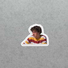 Vintage 80s Kid Striped Shirt Sticker Retro Childhood Nostalgia Decal 5157
