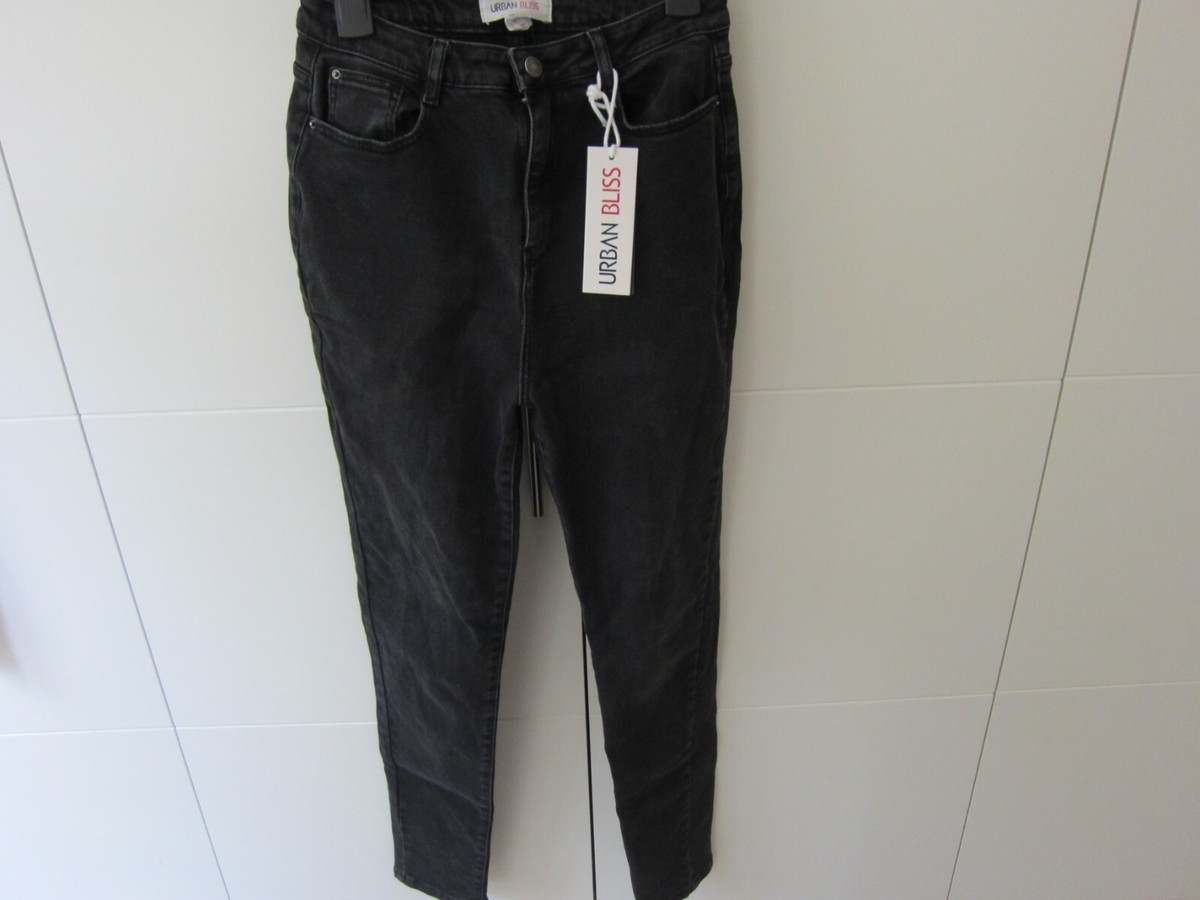 Asos Urban Bliss Mom Jeans Ladies Urban Bliss Mom Jeans In Black UK UK