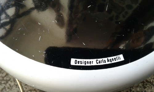 SILTAL Pentola smaltata Designer C. Agnelli con coperchio, anni ‘70 - Foto 6 di 6