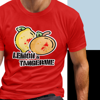Lemon and Tangerine T-SHIRT S-3XL Funny Bullet Train Movie Parody Joke Gift TEE