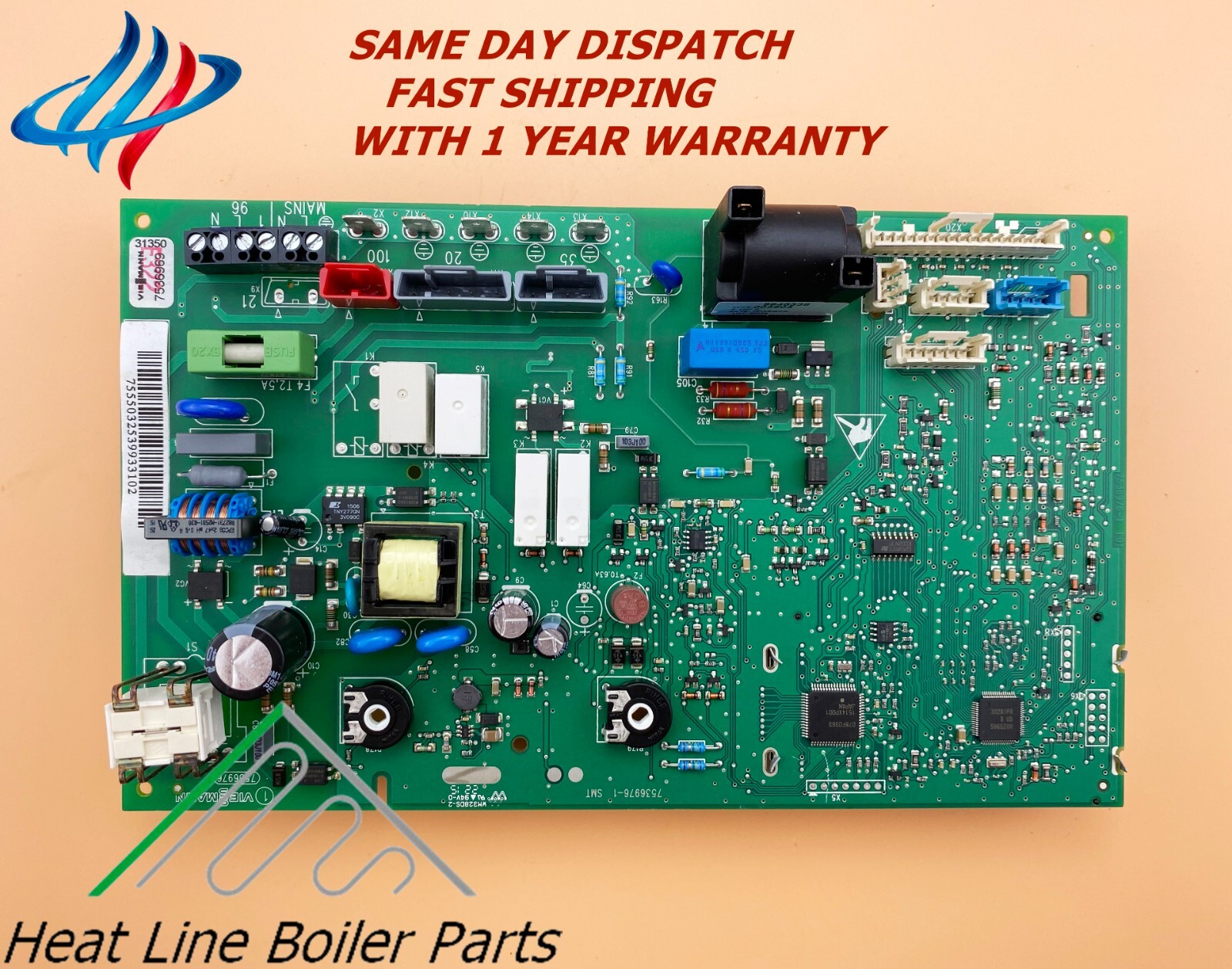 CALDERA VIESSMANN 100WB1C 19KW 26KW 30KW 35KW PCB 7838301 & 7841748