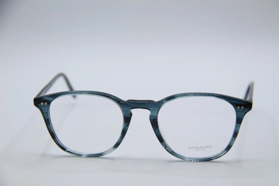 NUEVOS ANTEOJOS OLIVER PEOPLE L.A. OV5414U 1704 FORMAN-R VERDE AZULADO CON ESTUCHE 51-21 Foto 2 de 4