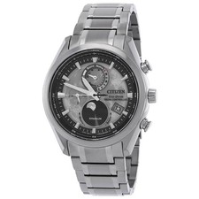 Reloj para hombre Citizen Tsuki-yomi A-T Perpetual World Time esfera gris BY1010-57H