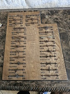 Large Antique Barbed Wire Display 1868 - 1884 26 cuts of Authentic Barbwire