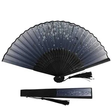 [DERAYEE] Folding Bamboo Handheld Fan