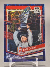 Cole Custer 2024 Panini Donruss Racing NASCAR Optic Blue Velocity Prizm #57