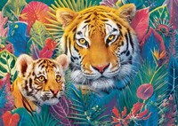 Puzzle (500 T.) Tiger Im Dschungel (Trefl Puzzle) Neu/Ovp