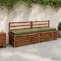 Bankkissen Soest 100 % Polyester OlivgrüN 170 X 40 X 8 Cm