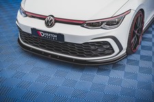 Maxton Design Frontlippe passend für VW Golf GTI / GTE / GTD / R-Line Mk8 schwar