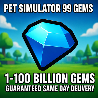   1-100B GEMS PS99  PET SIMULATOR 99 - CHEAPEST!  