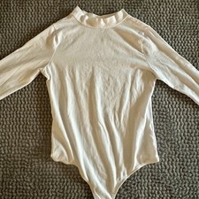 Fashion Nova Size Small Women s Bodysuit White Sz S