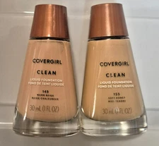 B1G1 AT 20% OFF Covergirl Clean Liquid Foundation 1 fl oz 135,145,150,155,160