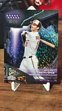 2026 Chrome Black /75 Dylan Beavers #70 RC Rookie Purple Mini Diamond Orioles