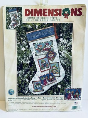 Dimensions Christmas Countdown Counted Cross Stitch Kit Advent Calendar #8668