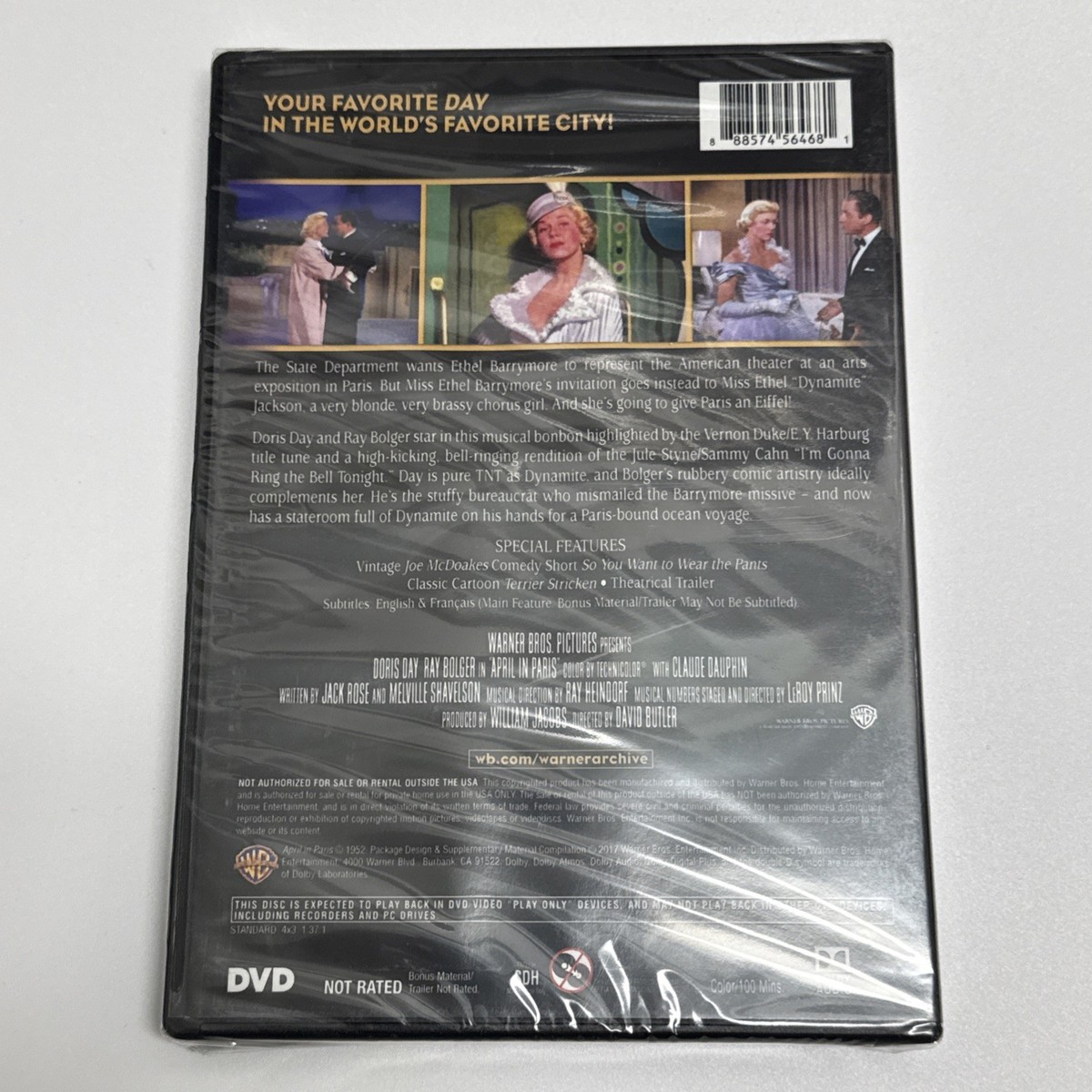 April in Paris (DVD, 1952) for sale online | eBay